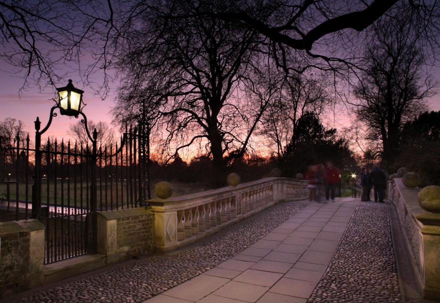 Clare Bridge at Dusk